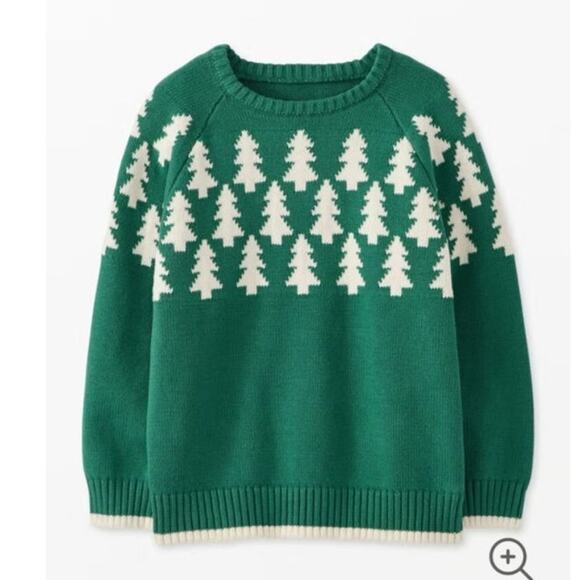 Hannah Anderson green holiday christmas tree sweater size 2T - Picture 1 of 9